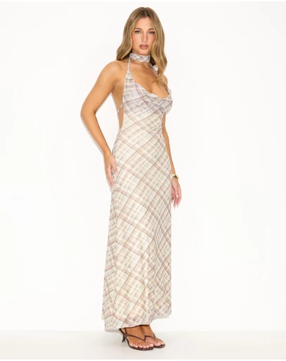Dazie - Temptation Scarf Detail Maxi Dress
