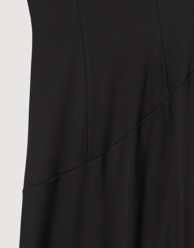 Revibe - Repaired CHANCERY Hallie Satin One Shoulder Drape Maxi Dress - AU 10