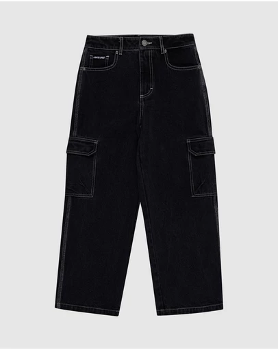 Santa Cruz - Reverse Dot Patch Jeans - Teens