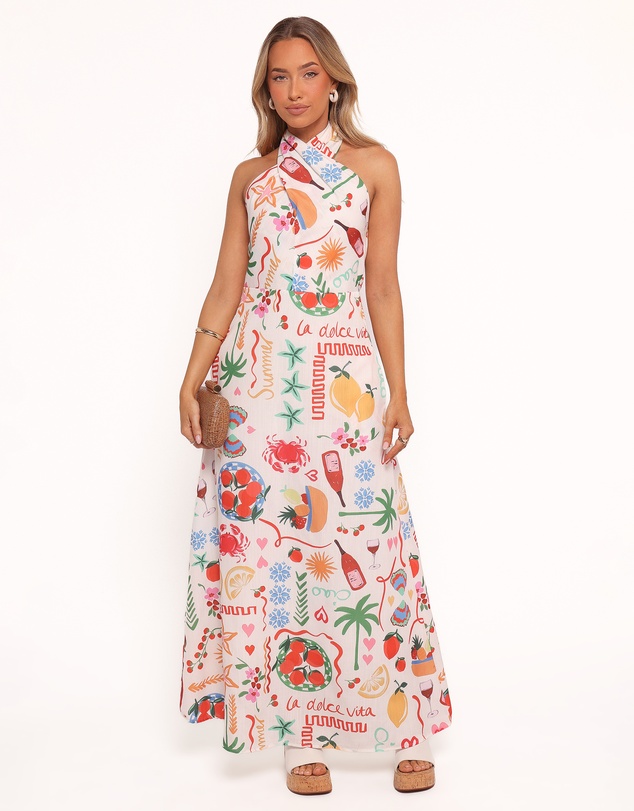 Petal & Pup - Betsy Halterneck Maxi Dress - Dolce Vita