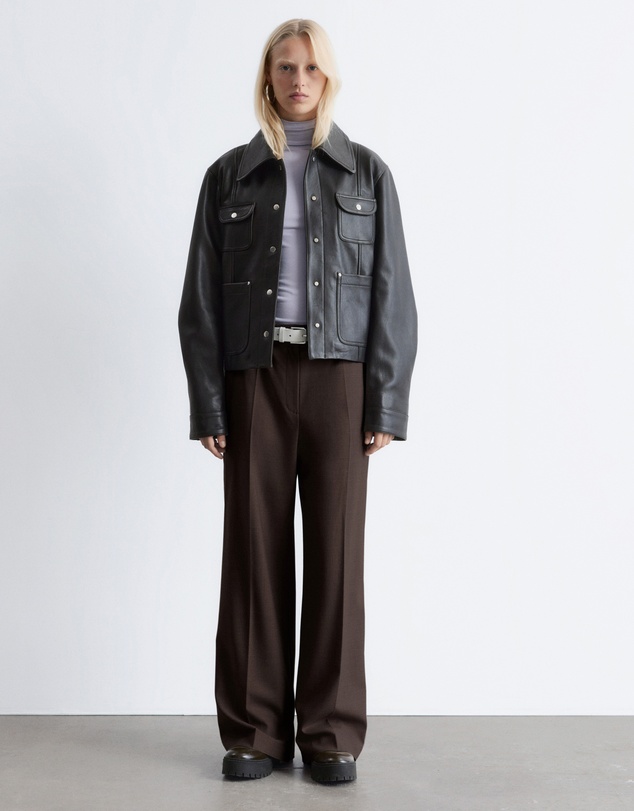 & Other Stories - Wool Press-Crease Trousers