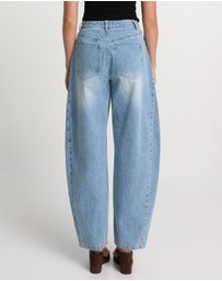 Madison The Label - Cora Barrel Jeans