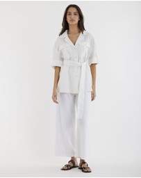 Amelius - Jade Oversized Linen Shirt