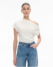 Witchery - Asymmetric Draped T-shirt