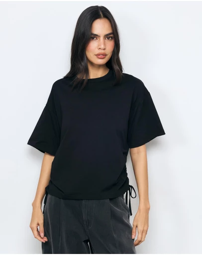 AERE - Tie Detail T-Shirt