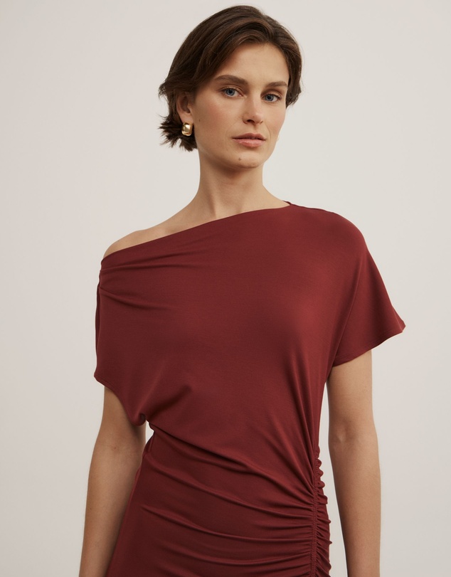 Witchery - Drape Asymmetric Jersey Dress