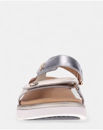 Mia Vita - Candice Sandal - Soft Gold/Silver Multi