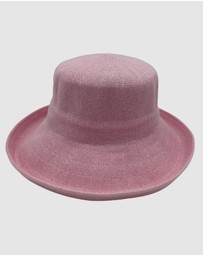 Jacaru - Jacaru 1506 Knitted Bucket Hat - Large Brim