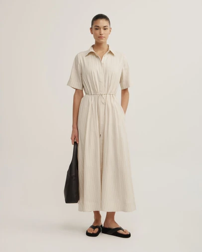 Witchery - Drawstring Shirt Midi Dress