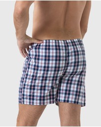 Coast Clothing - Grey 2 Pack Woven Boxers