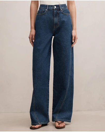 Forever New - Kate Twisted Seam Wide Leg Jeans