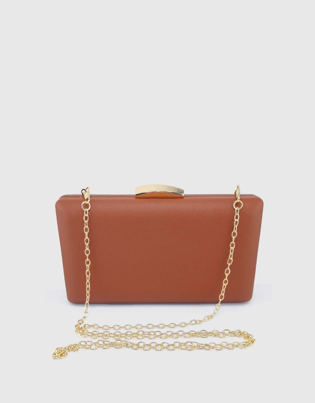 Izoa - Bianca PU Leather Clutch