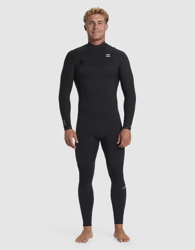 Billabong - Mens 3/2mm Revolution Natural Chest Zip Steamer Wetsuit
