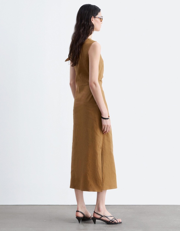& Other Stories - Asymmetric Paisley Midi Dress