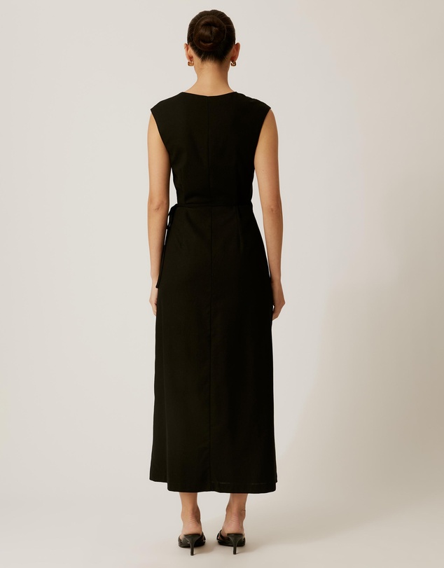 Tussah - Becca Linen Blend Wrap Dress