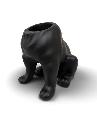 Urban Attitude - Urban Attitude Maggie Bulldog Planter - Matte Black