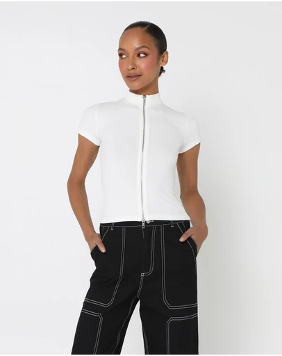 BY.DYLN - Sydney Zip Top