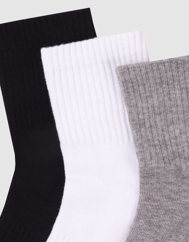 Pussyfoot - 9 Pack Unisex Sport Quarter Crew Socks