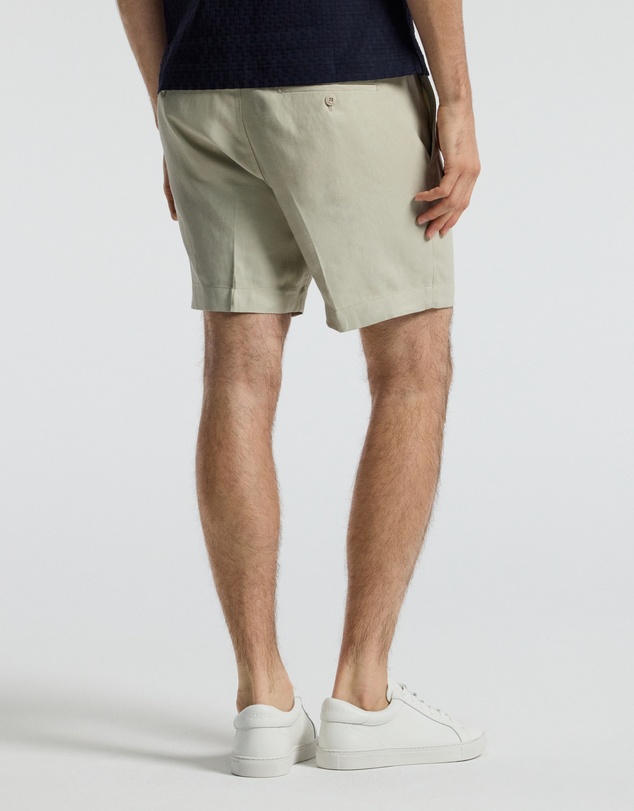 Calibre - Linen Blend Shorts Stone
