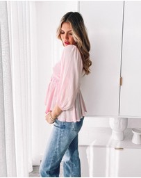 Esther & Co - Caroll Top - Pink
