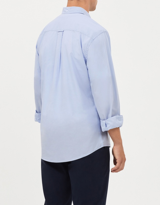 Van Heusen - Washed Sateen Twill Casual Shirt