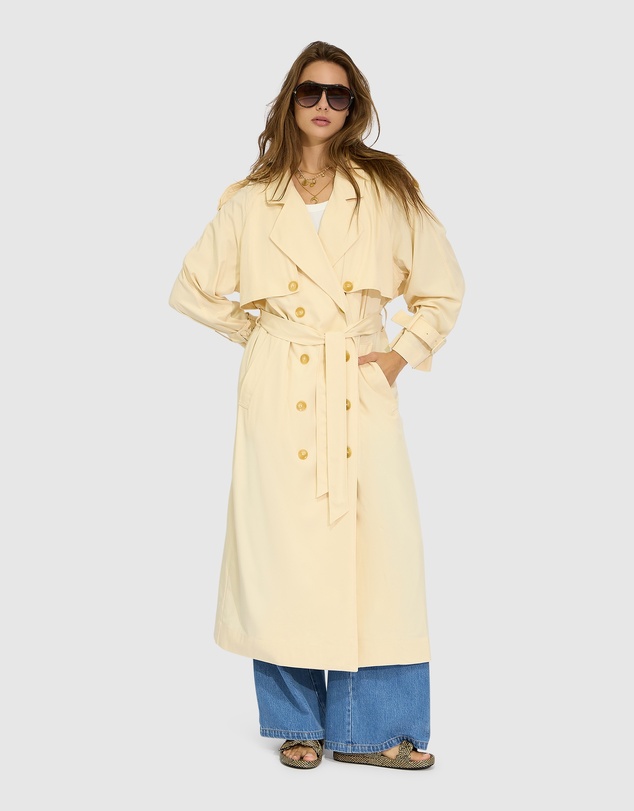 Belle & Bloom - Major Mood Soft Maxi Trench