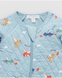 Purebaby - Quilted Growsuit -Kids-Babies