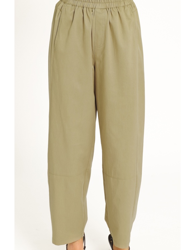 Petal & Pup - Sasha Barrel Jean - Moss Green