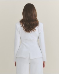 Six Stories - Cinched Waist Blazer