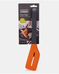 Joseph Joseph - Turner Tongs Ergonomic Silicone Tongs - Grey/Orange