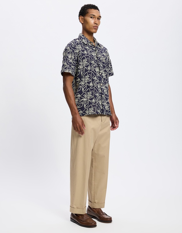 Paul Smith - Floral Embroidery SS Shirt
