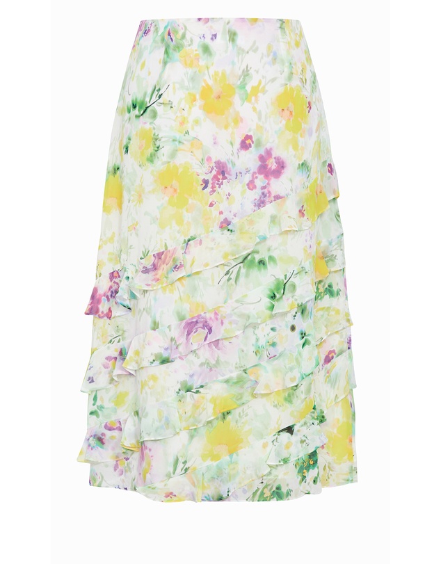 City Chic - Skai Print Maxi Skirt