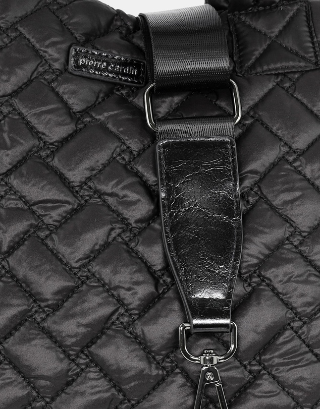 Pierre Cardin - Pierre Cardin Ladies Nylon Small Quilted Tote Bag