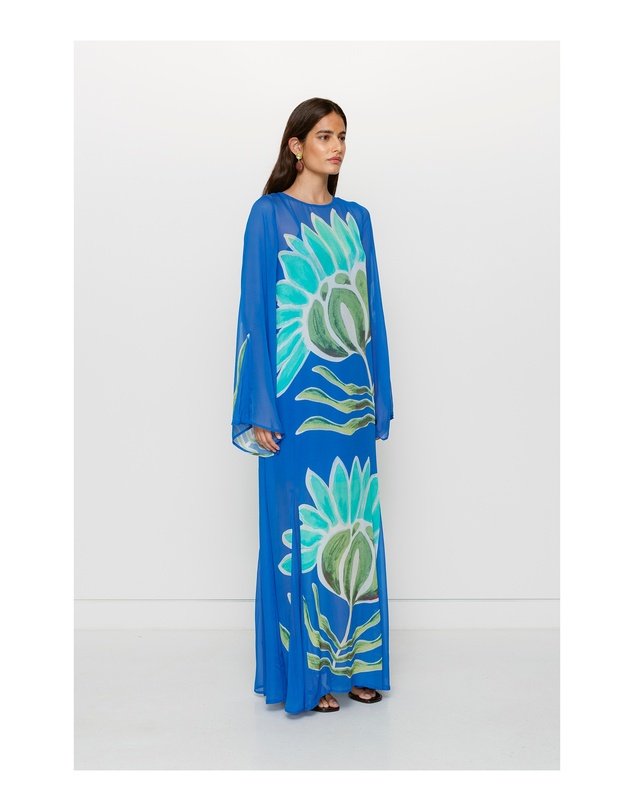The Wolf Gang - Solsana Long Sleeve Dress - Fern