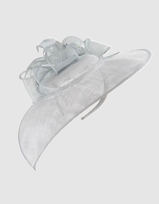 Max Alexander - Large Blue Sinamay Fascinator Hat
