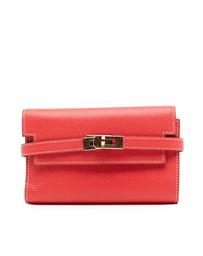 Pre-Loved by Azura Reborn - Pre-Loved Epsom Kelly Depliant Wallet