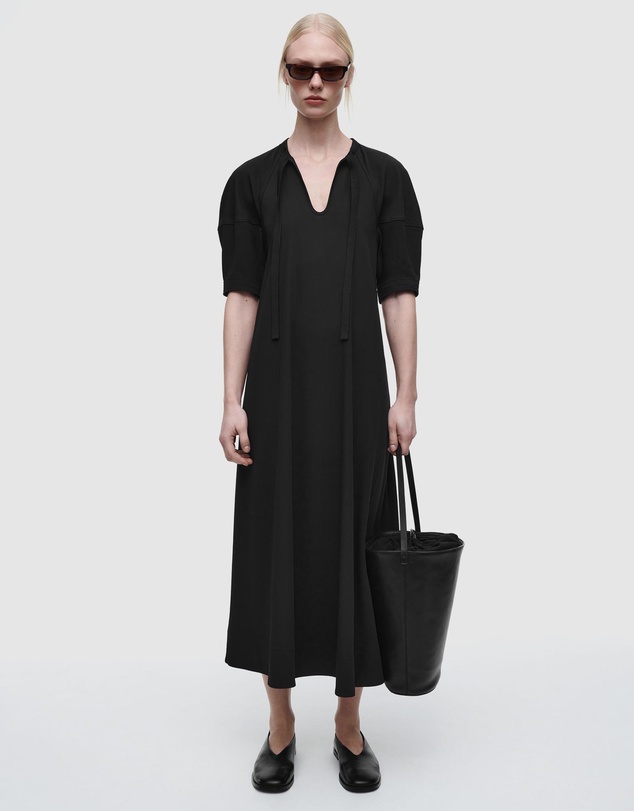 COS - Tie-Detail Maxi Dress