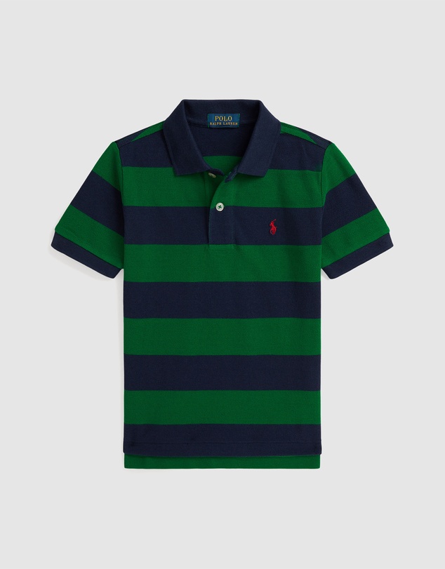 Polo Ralph Lauren - Striped Cotton Mesh Polo Shirt - Kids
