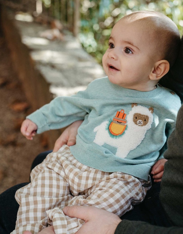 Purebaby - Llama Jumper -Kids-Babies