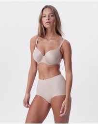 Bras N Things - Microfibre Full Brief - Nude