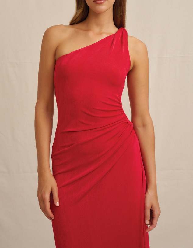 BY JOHNNY. - Carmine One Shoulder Dress