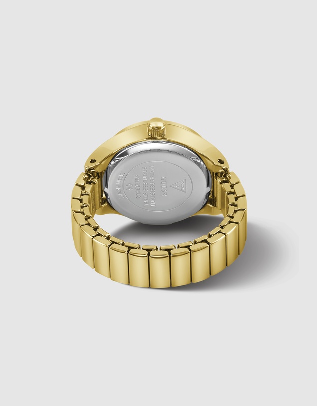 GUESS - GUESS Ladies Gold-Tone Analogue Ring Watch