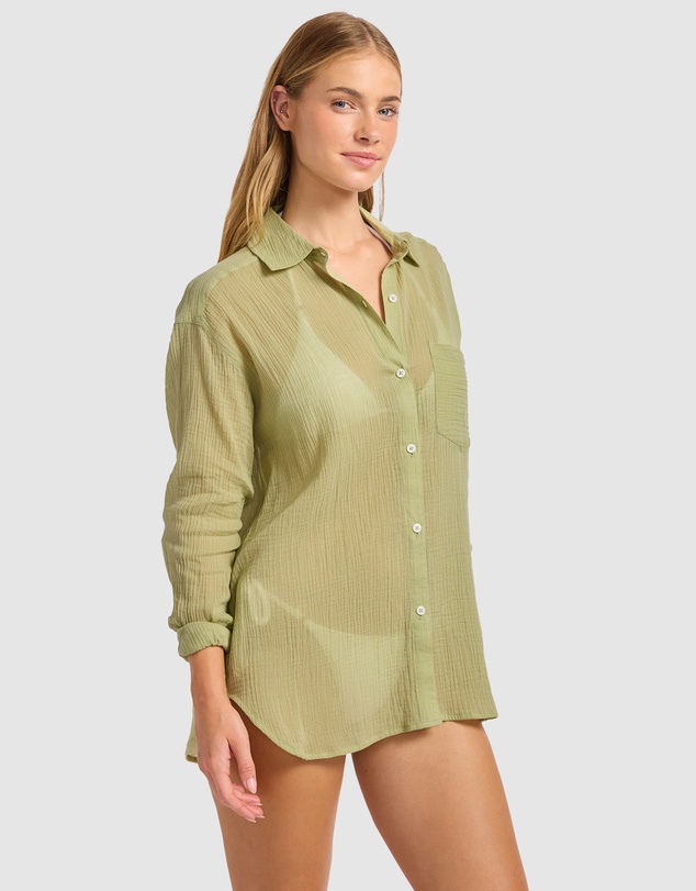 Seafolly - Crinkle Gauze Shirt