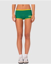 EDIKTED - Brasil Crochet Shorts