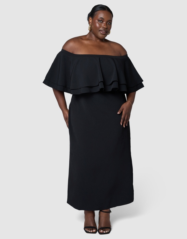 Pink Dusk by Curve Project - Wreckless Midi Dress