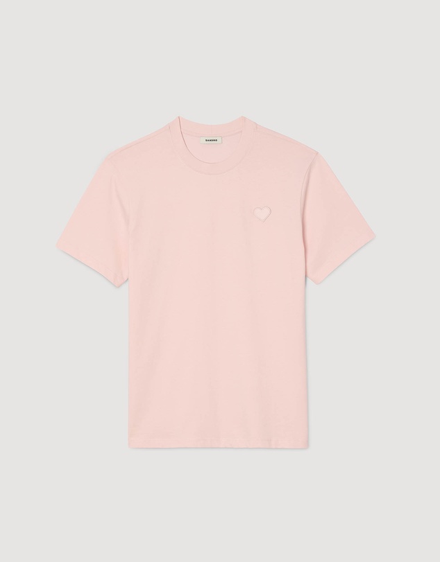 Sandro - Single Coeur Tee Shirt