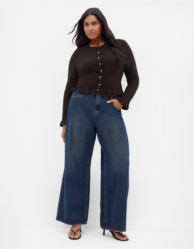City Chic - Florence Frill Cardigan