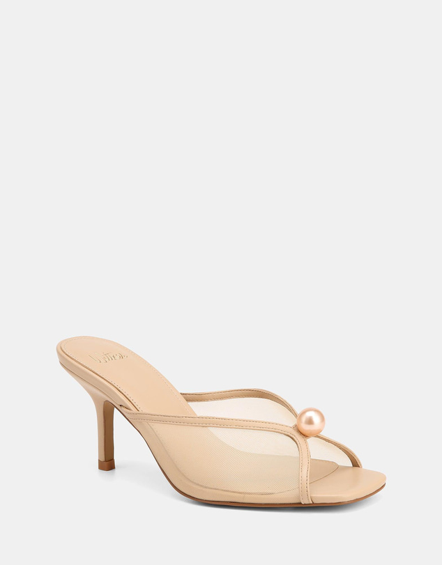 Wittner - Irina Mid Sandals Bisque Mesh/ Leather