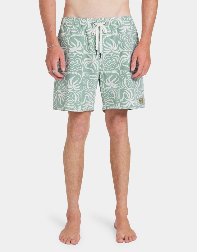 RVCA - Mens Exotica Print Elastic 17