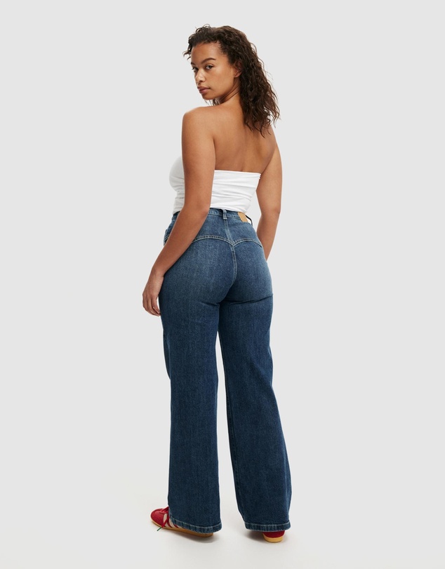 Cotton On - Curvy Stretch Wide Jeans